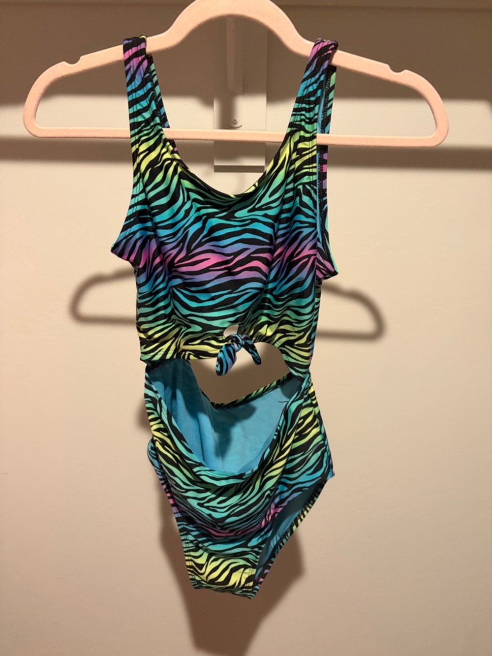 art class Multi-Color Zebra Print One-Piece Swimsuit